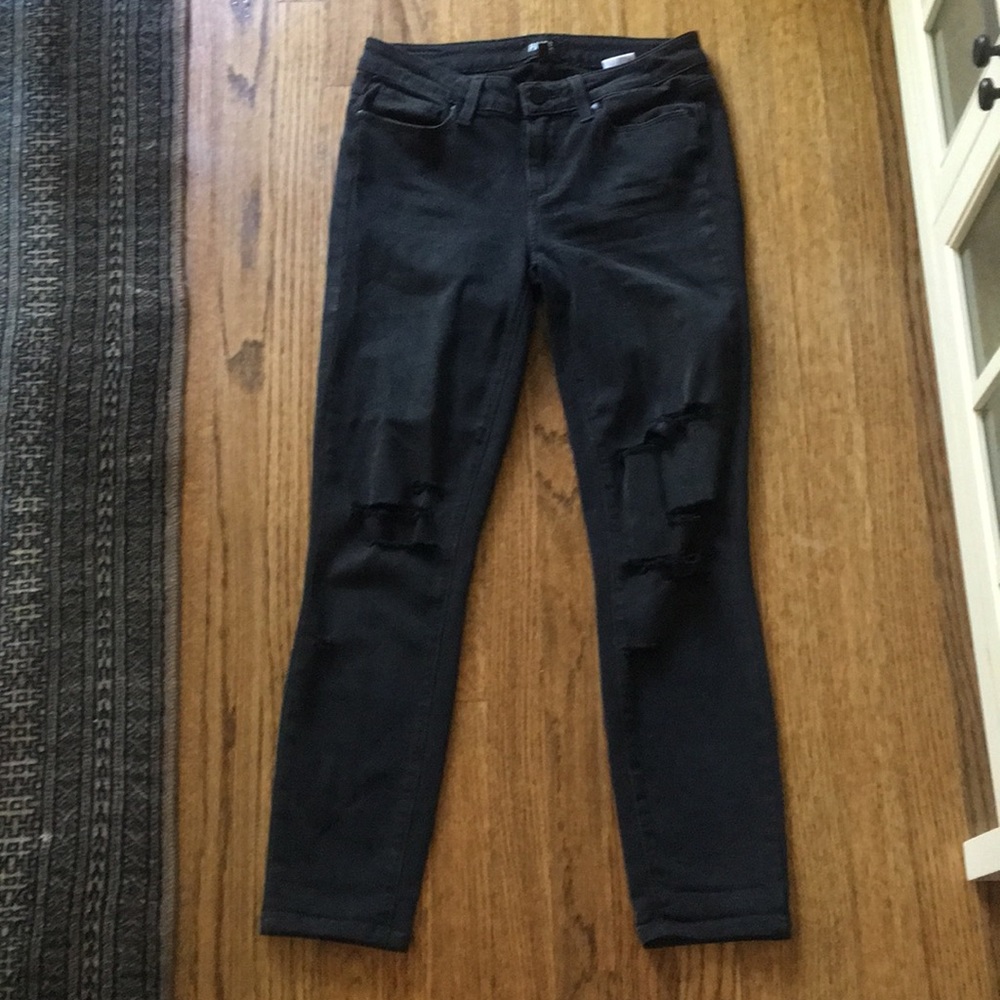 Paige black denim jeans